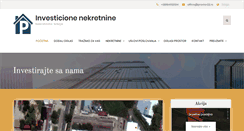 Desktop Screenshot of nekretnineprostor.com
